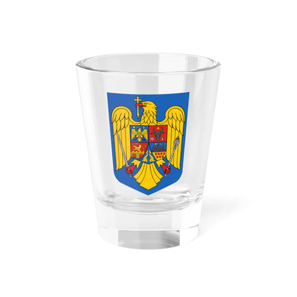 Coat of arms of Romania 1992-2016 (Oman) (Coat of Arms) Shot Glass 1.5oz 1.5oz - Go Mug Yourself