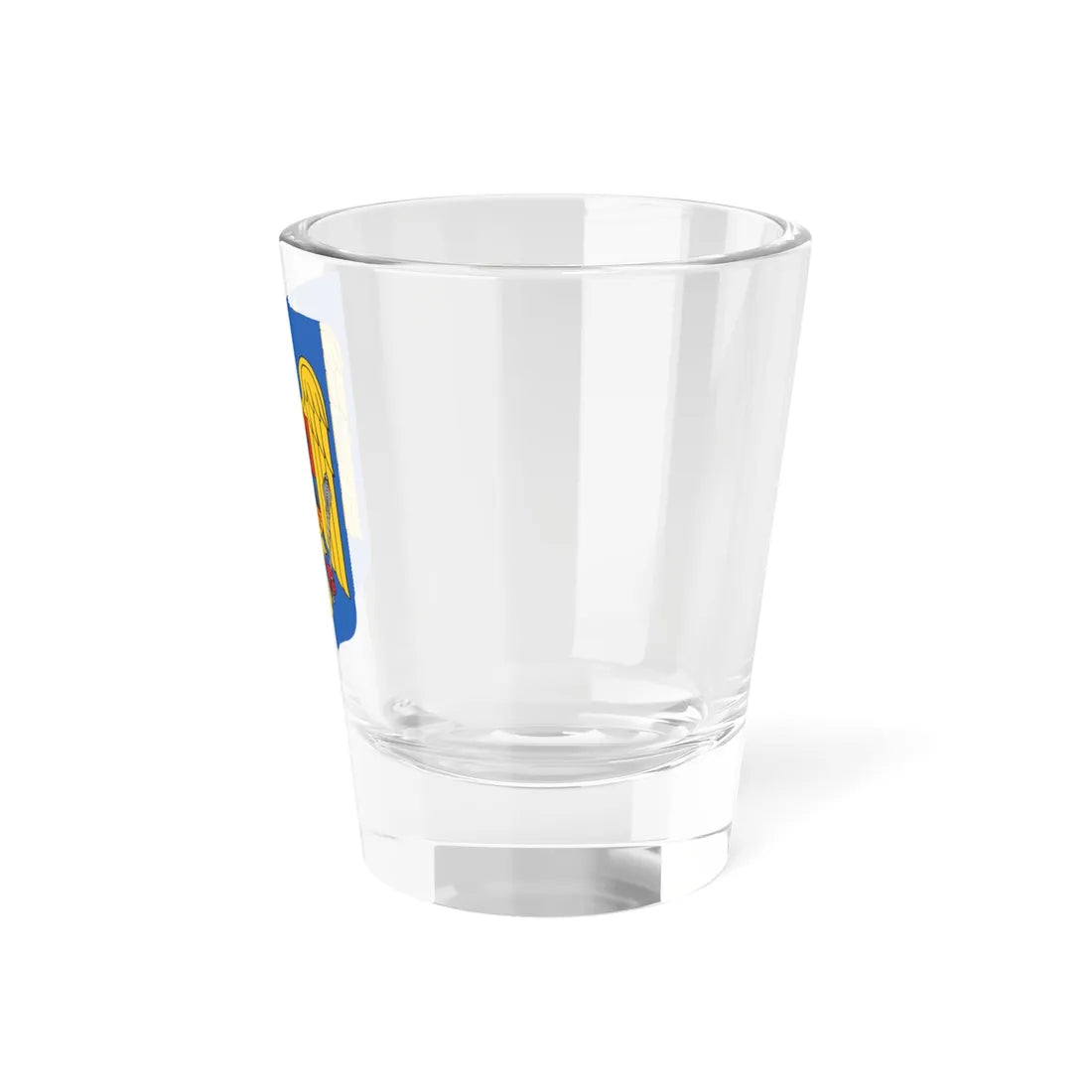 Coat of arms of Romania 1992-2016 (Oman) (Coat of Arms) Shot Glass 1.5oz - Go Mug Yourself