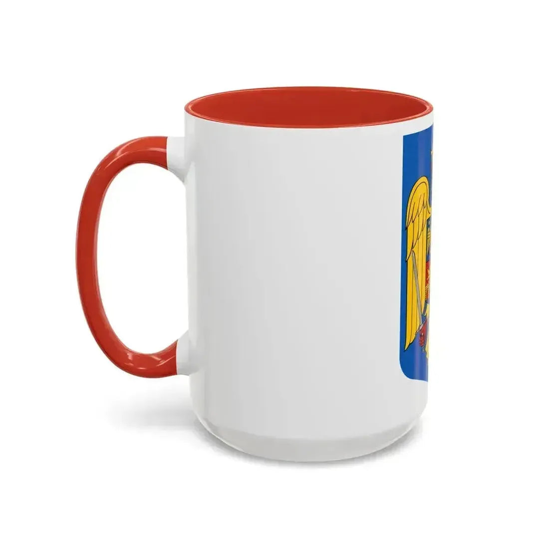 Coat of arms of Romania - Accent Coffee Mug - Go Mug Yourself