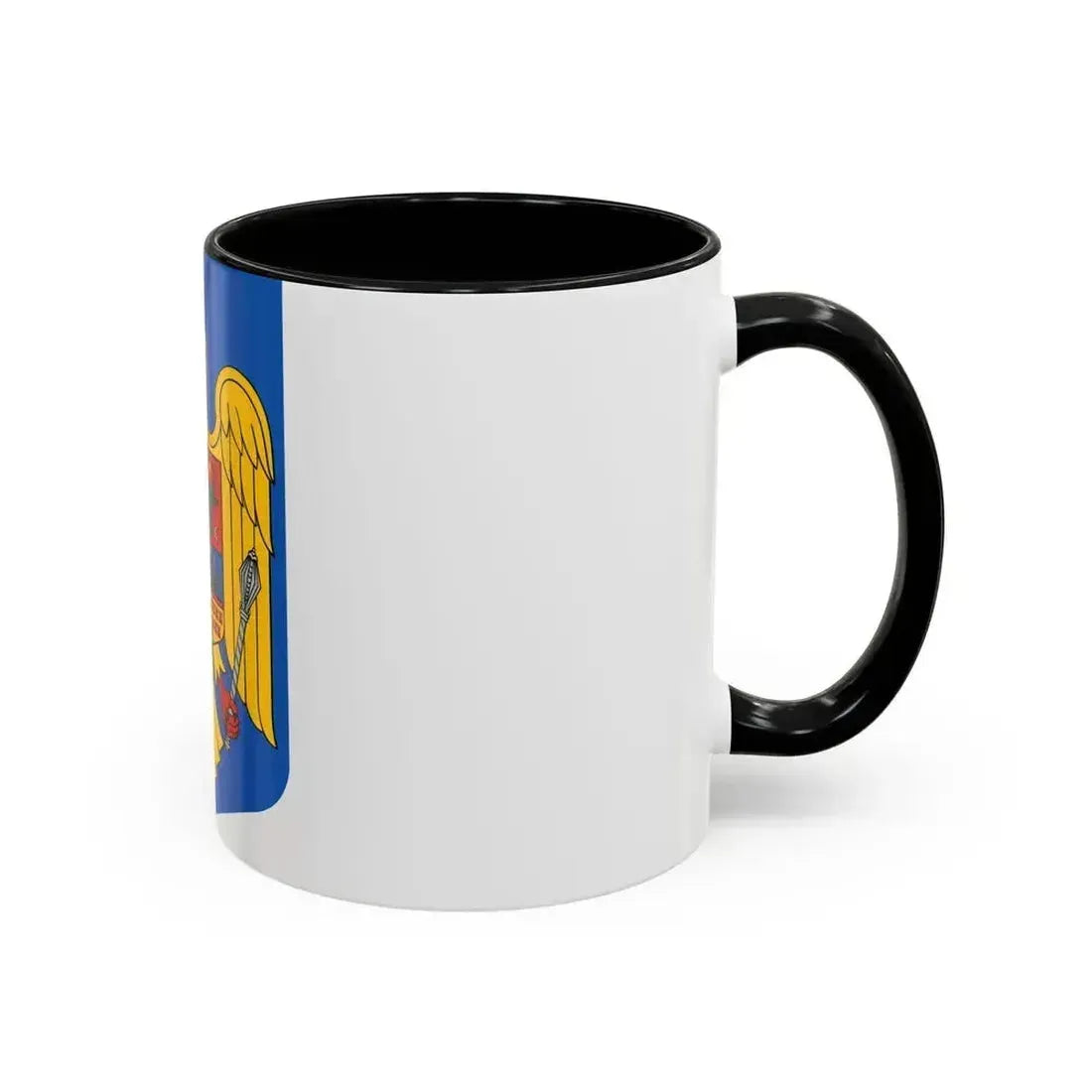 Coat of arms of Romania - Accent Coffee Mug - Go Mug Yourself