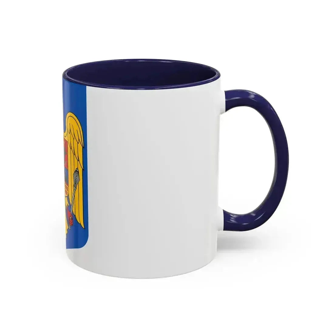 Coat of arms of Romania - Accent Coffee Mug - Go Mug Yourself