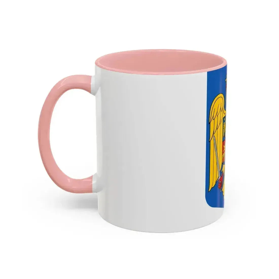 Coat of arms of Romania - Accent Coffee Mug - Go Mug Yourself