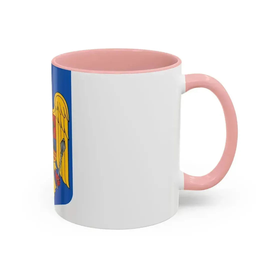 Coat of arms of Romania - Accent Coffee Mug - Go Mug Yourself