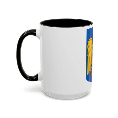 Coat of arms of Romania - Accent Coffee Mug - Go Mug Yourself