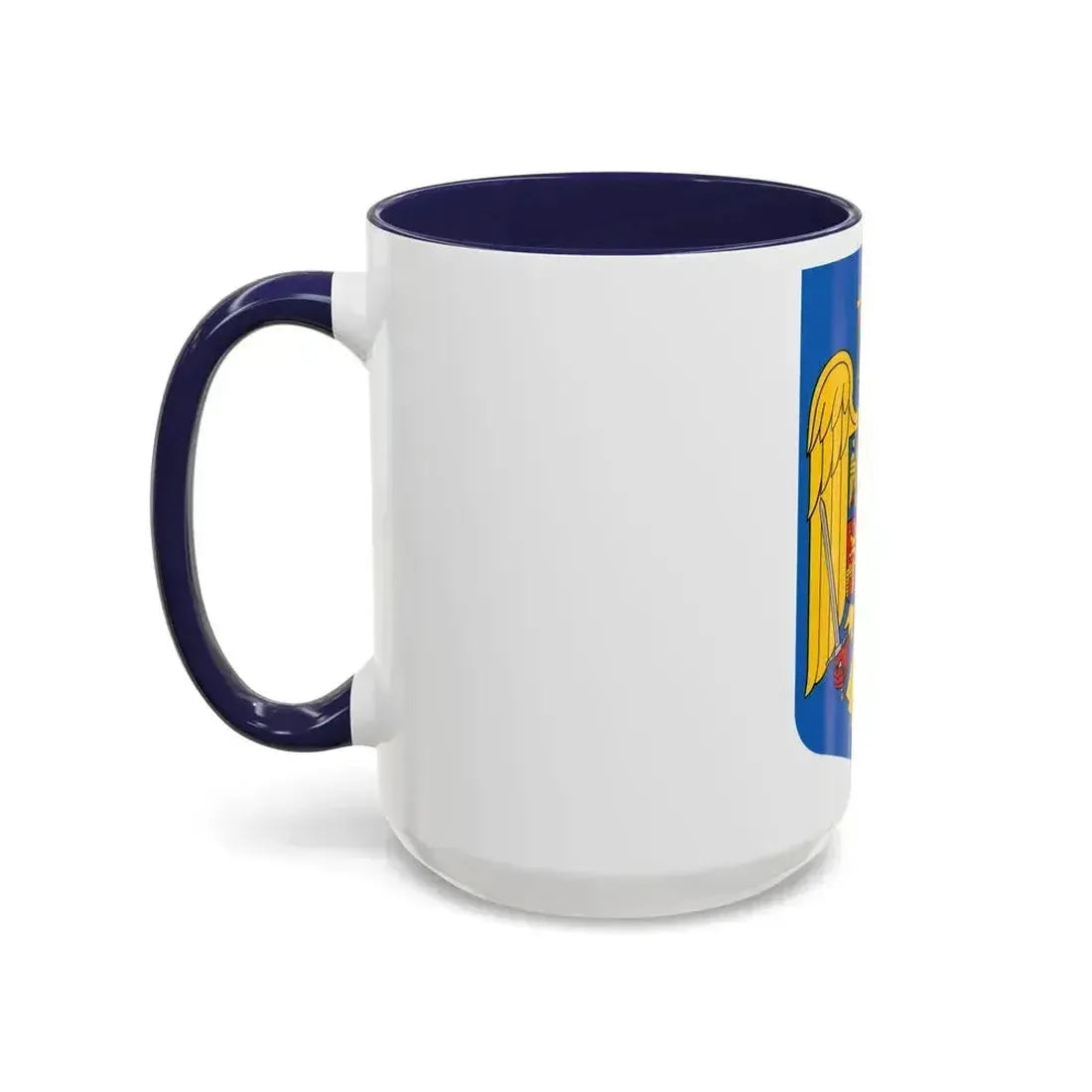 Coat of arms of Romania - Accent Coffee Mug - Go Mug Yourself