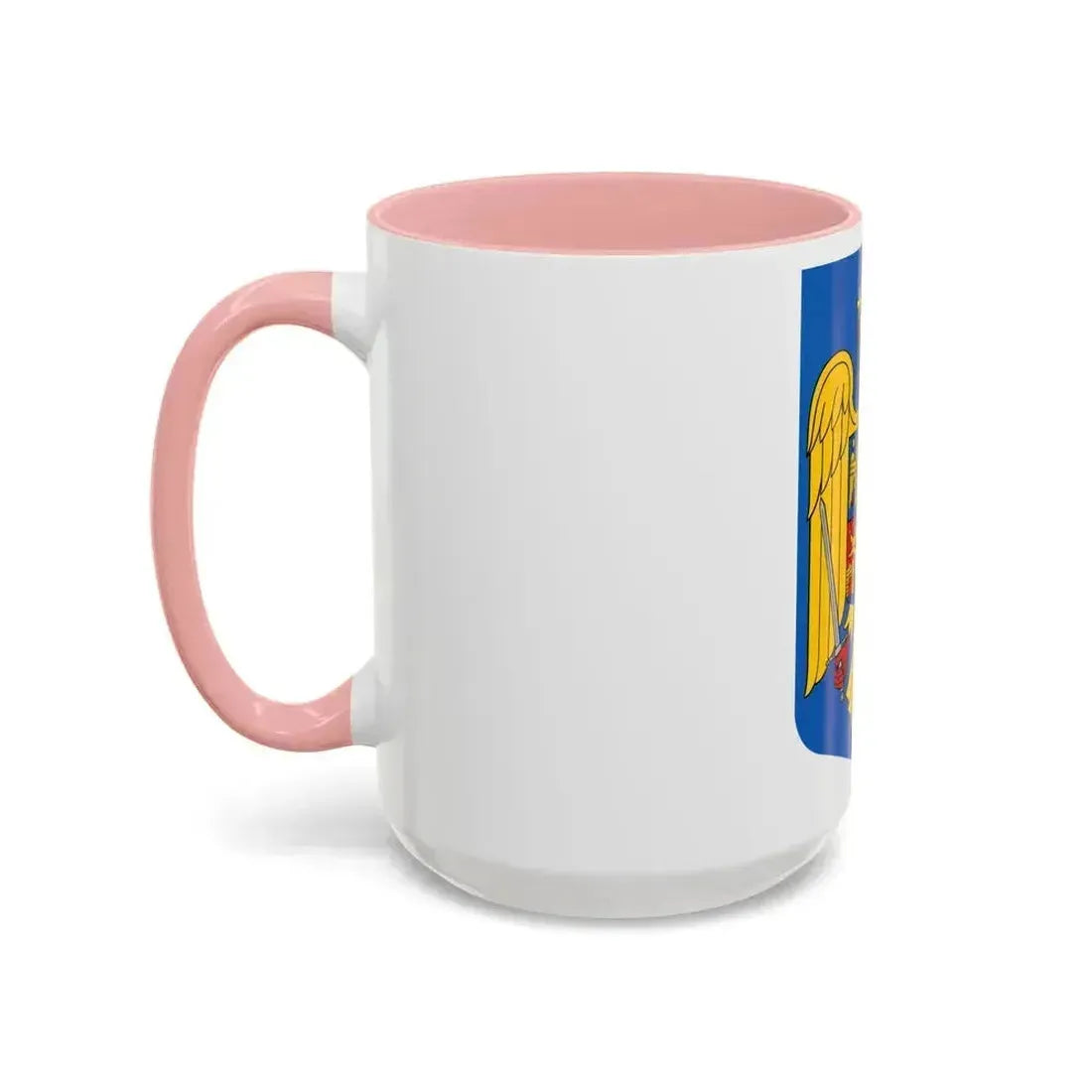 Coat of arms of Romania - Accent Coffee Mug - Go Mug Yourself