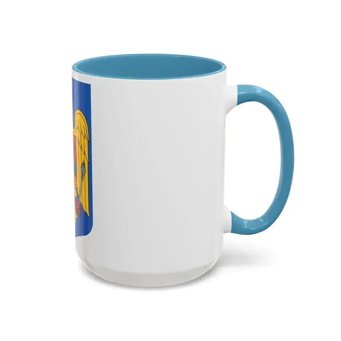 Coat of arms of Romania - Accent Coffee Mug - Go Mug Yourself