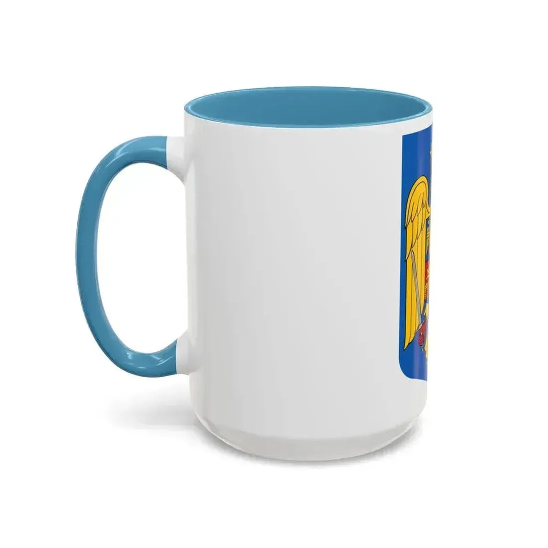 Coat of arms of Romania - Accent Coffee Mug - Go Mug Yourself