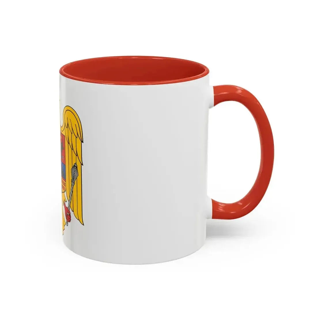 Coat of arms of Romania Eagle - Accent Coffee Mug - Go Mug Yourself