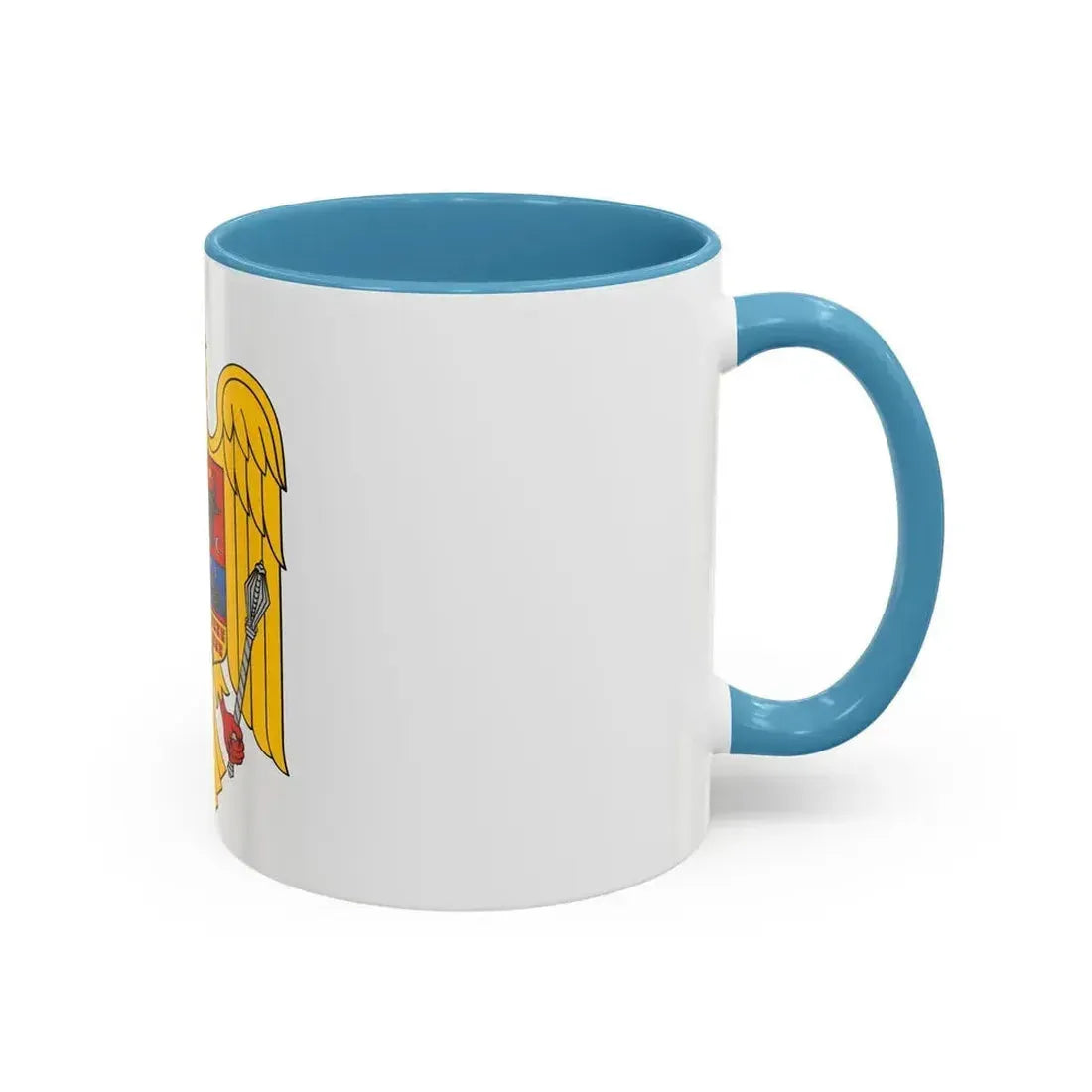 Coat of arms of Romania Eagle - Accent Coffee Mug - Go Mug Yourself
