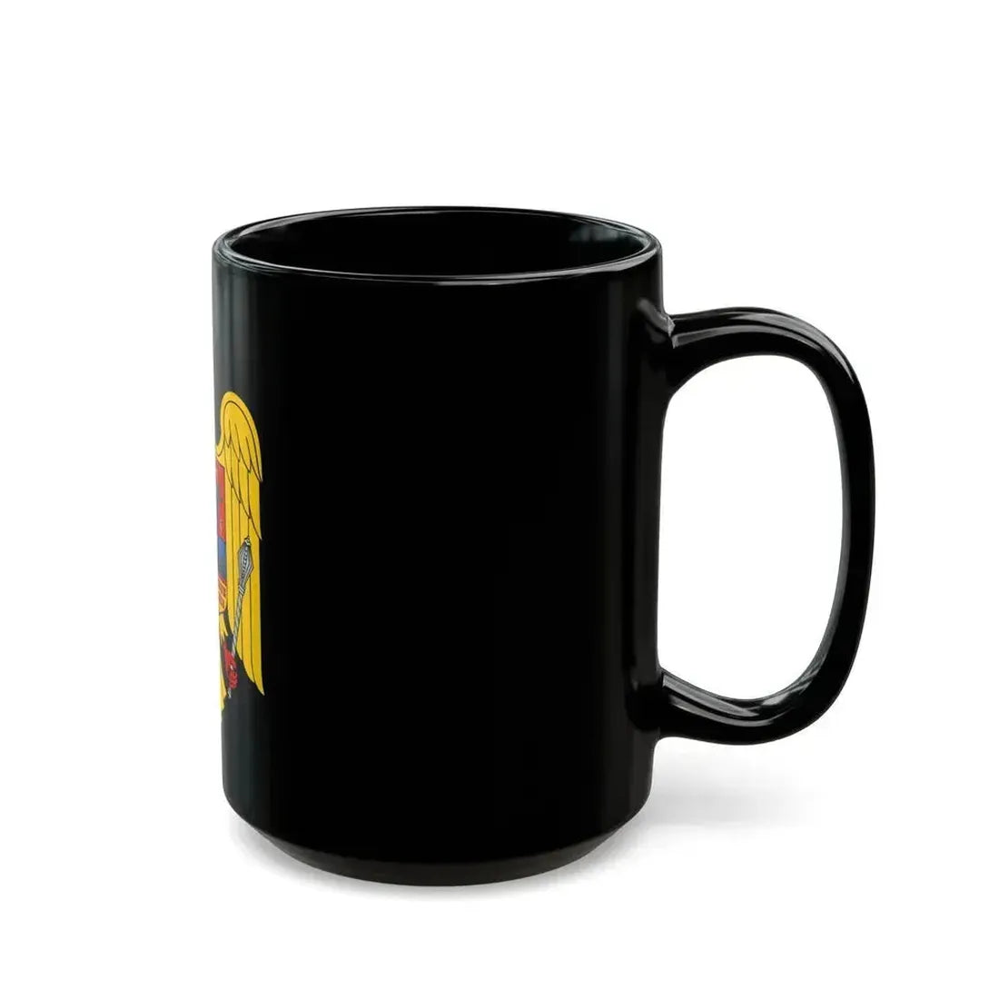 Coat of arms of Romania Eagle - Black Coffee Mug - Go Mug Yourself