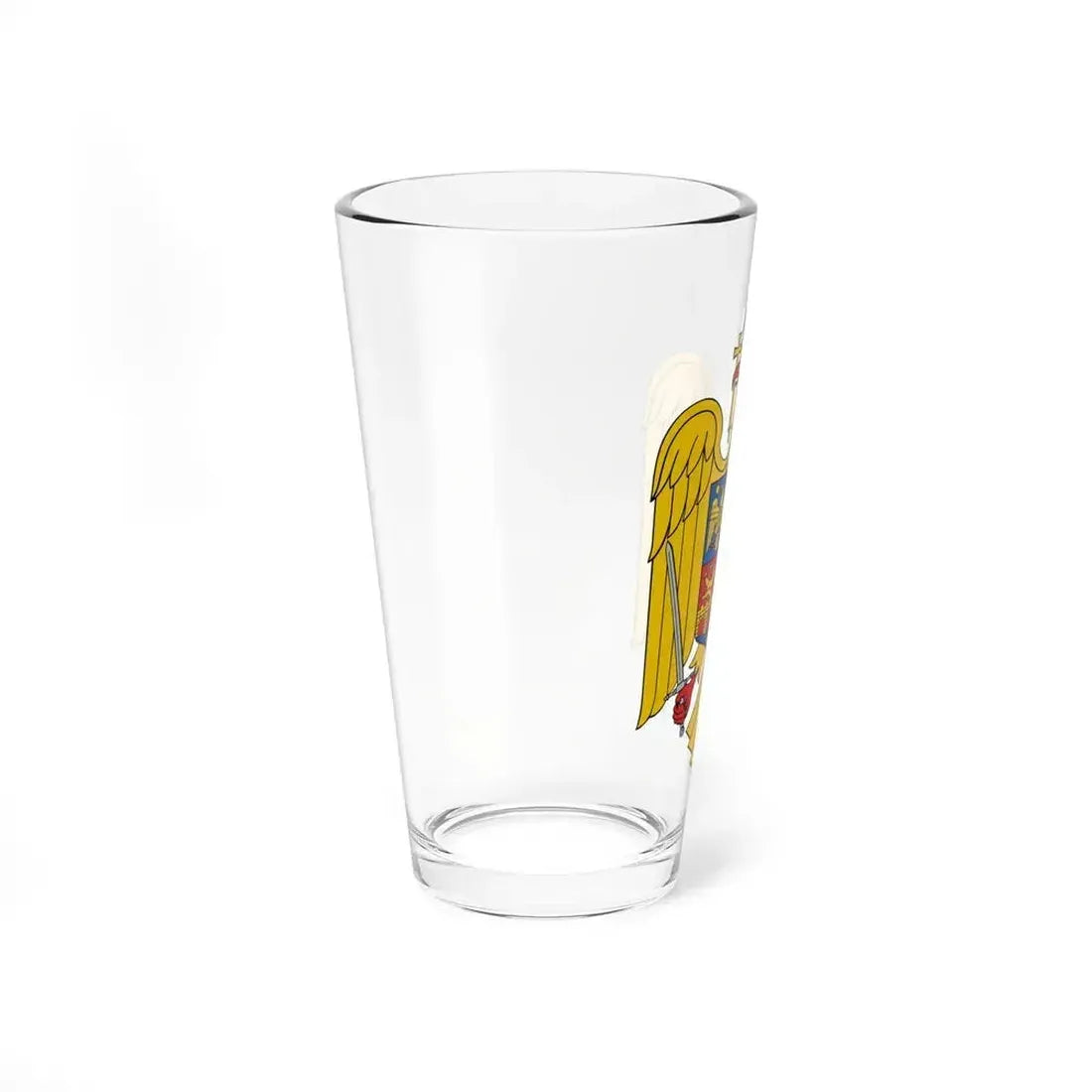 Coat of arms of Romania Eagle - Pint Glass 16oz - Go Mug Yourself