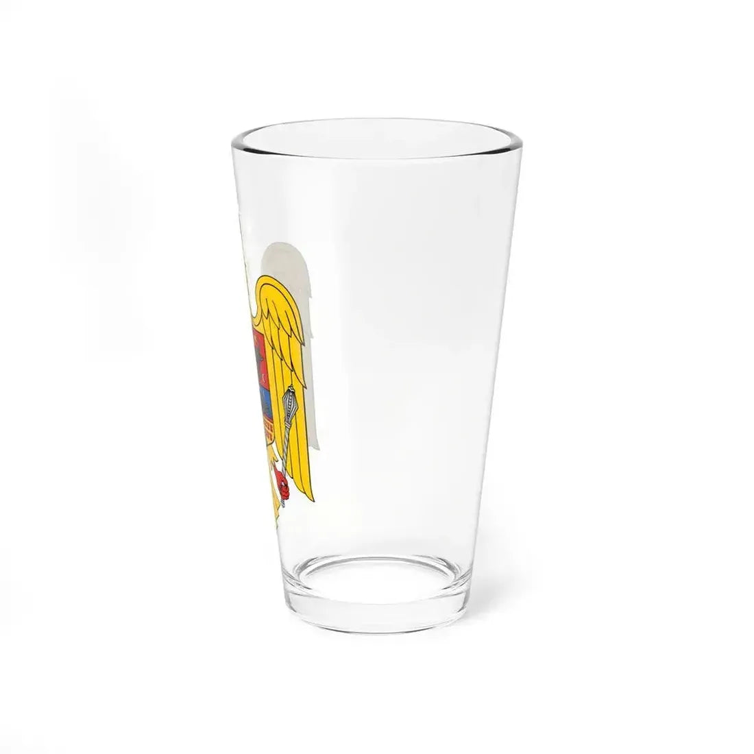 Coat of arms of Romania Eagle - Pint Glass 16oz - Go Mug Yourself