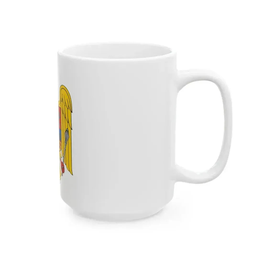 Coat of arms of Romania Eagle - White Coffee Mug - Go Mug Yourself