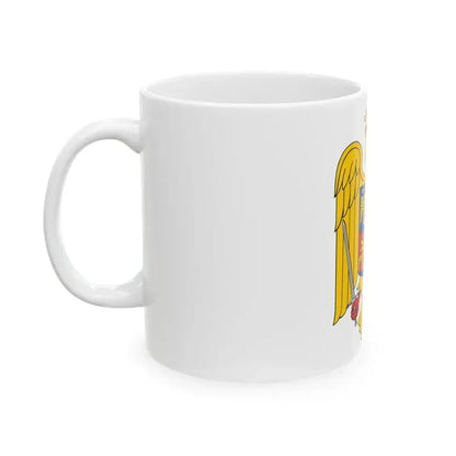 Coat of arms of Romania Eagle - White Coffee Mug - Go Mug Yourself