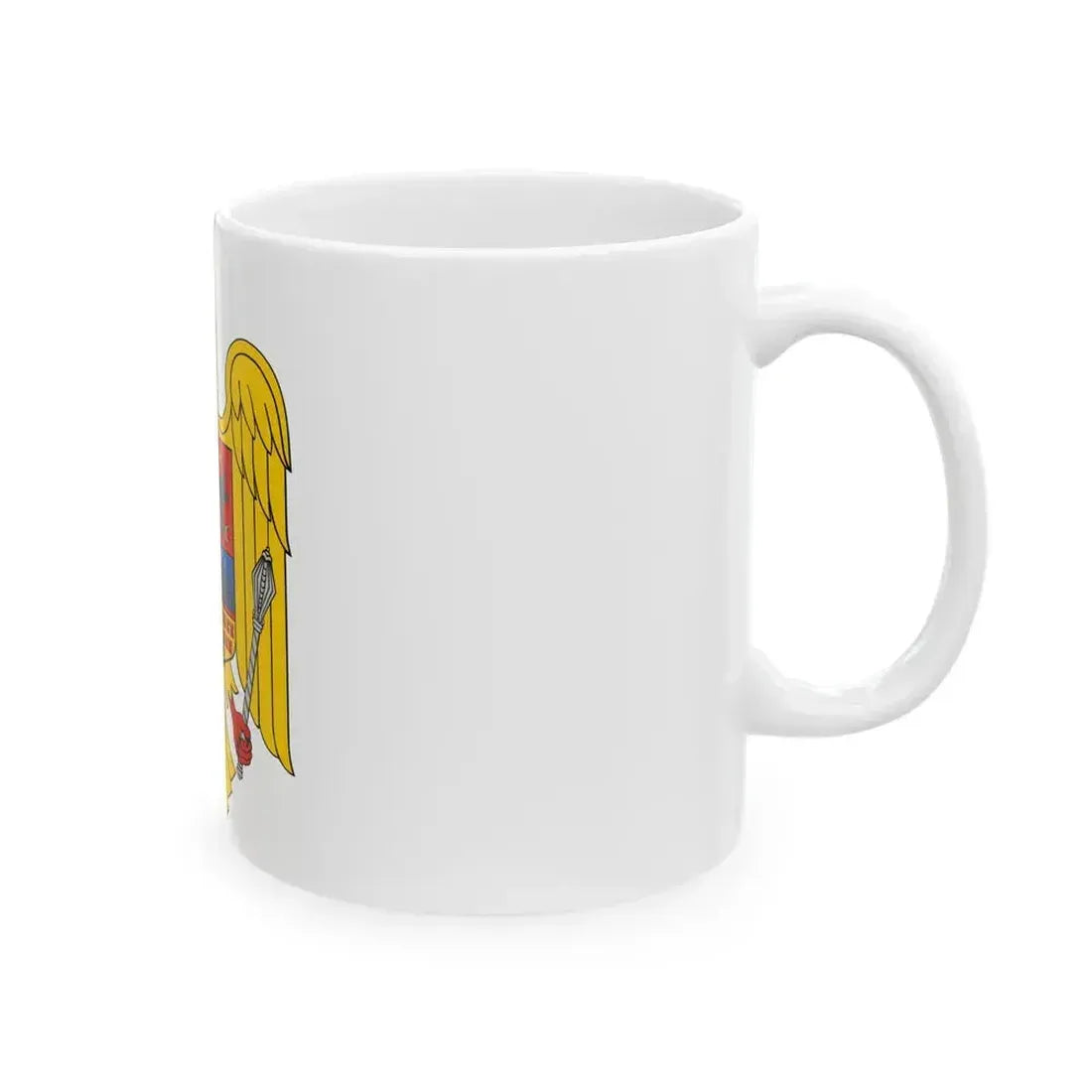 Coat of arms of Romania Eagle - White Coffee Mug - Go Mug Yourself