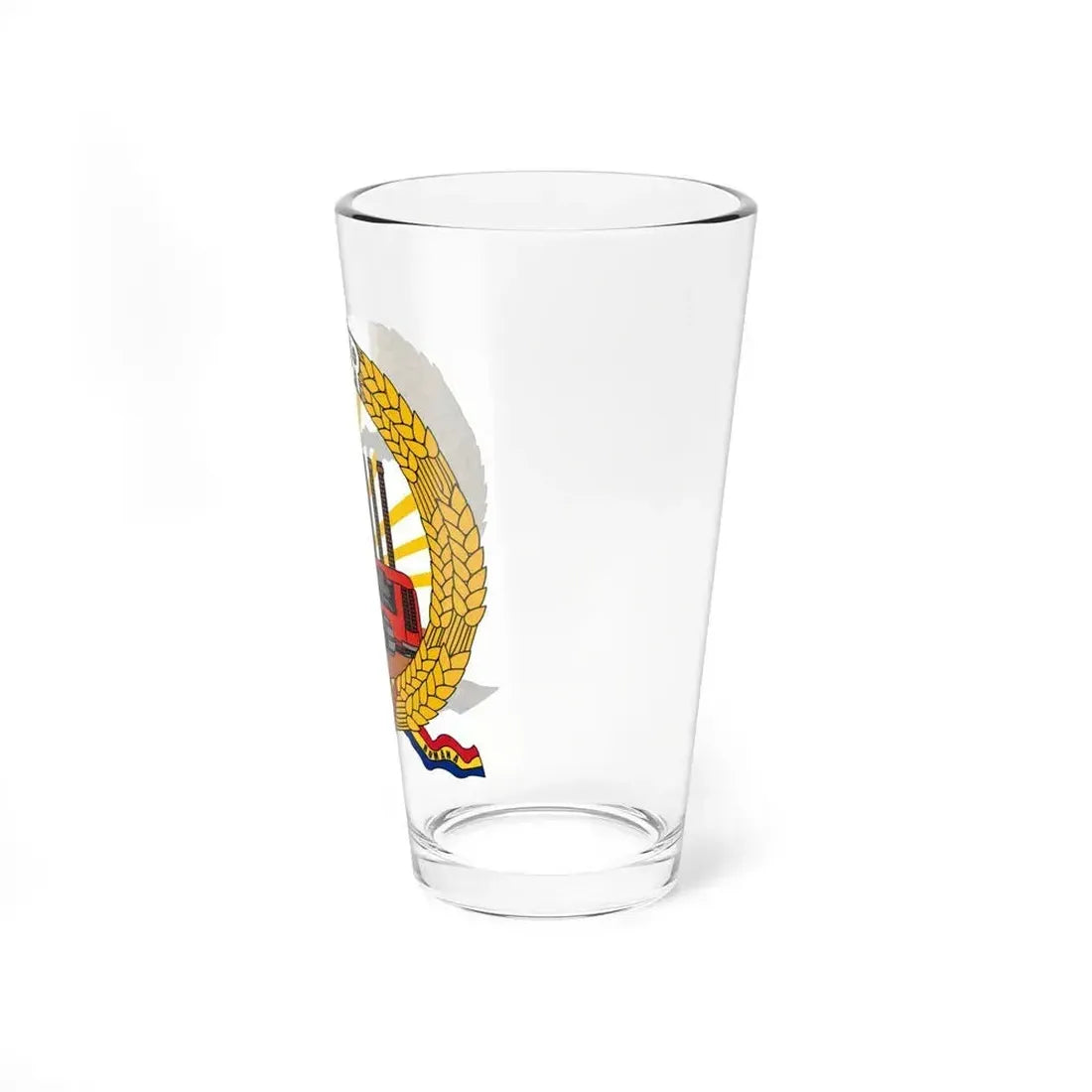 Coat of arms of Romania (January-March 1948) - Pint Glass 16oz - Go Mug Yourself