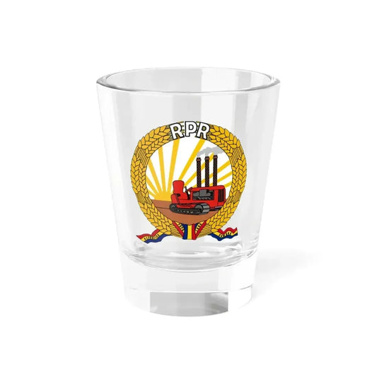 Coat of arms of Romania (January-March 1948) - Shot Glass 1.5oz 1.5oz - Go Mug Yourself