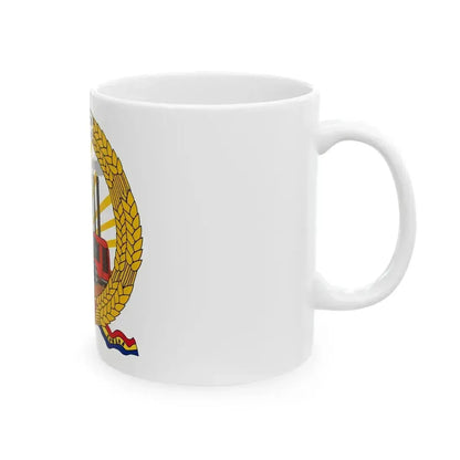 Coat of arms of Romania (January-March 1948) - White Coffee Mug - Go Mug Yourself