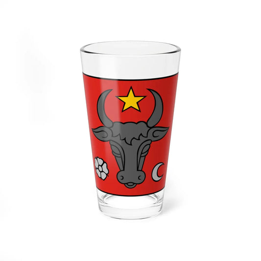 Coat of arms of Romania Moldavia (Oman) (Coat of Arms) Pint Glass 16oz 16oz - Go Mug Yourself
