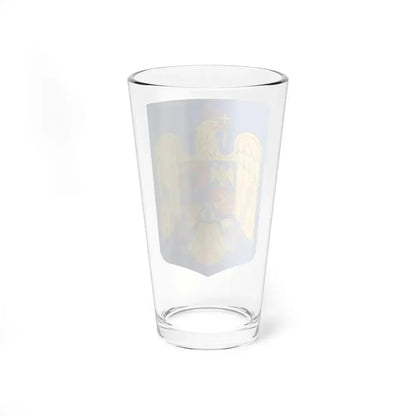 Coat of arms of Romania - Pint Glass 16oz - Go Mug Yourself