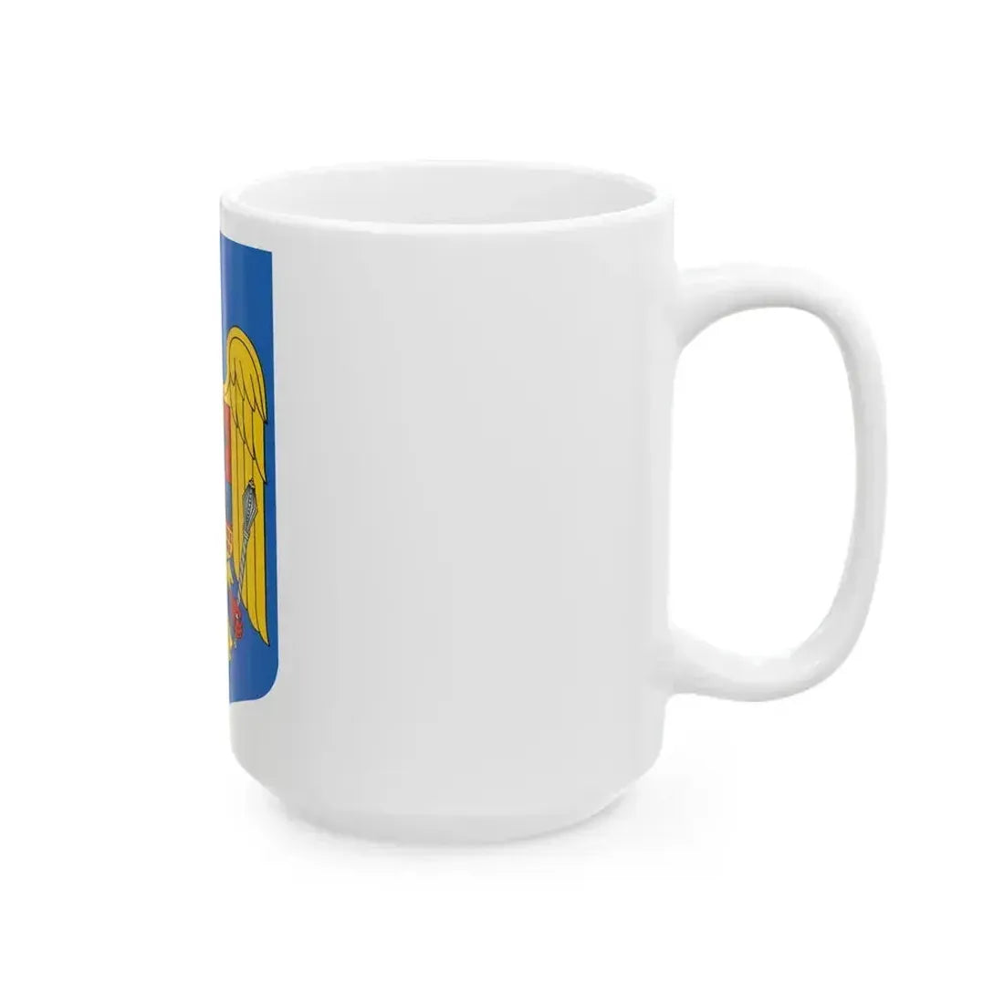 Coat of arms of Romania - White Coffee Mug - Go Mug Yourself