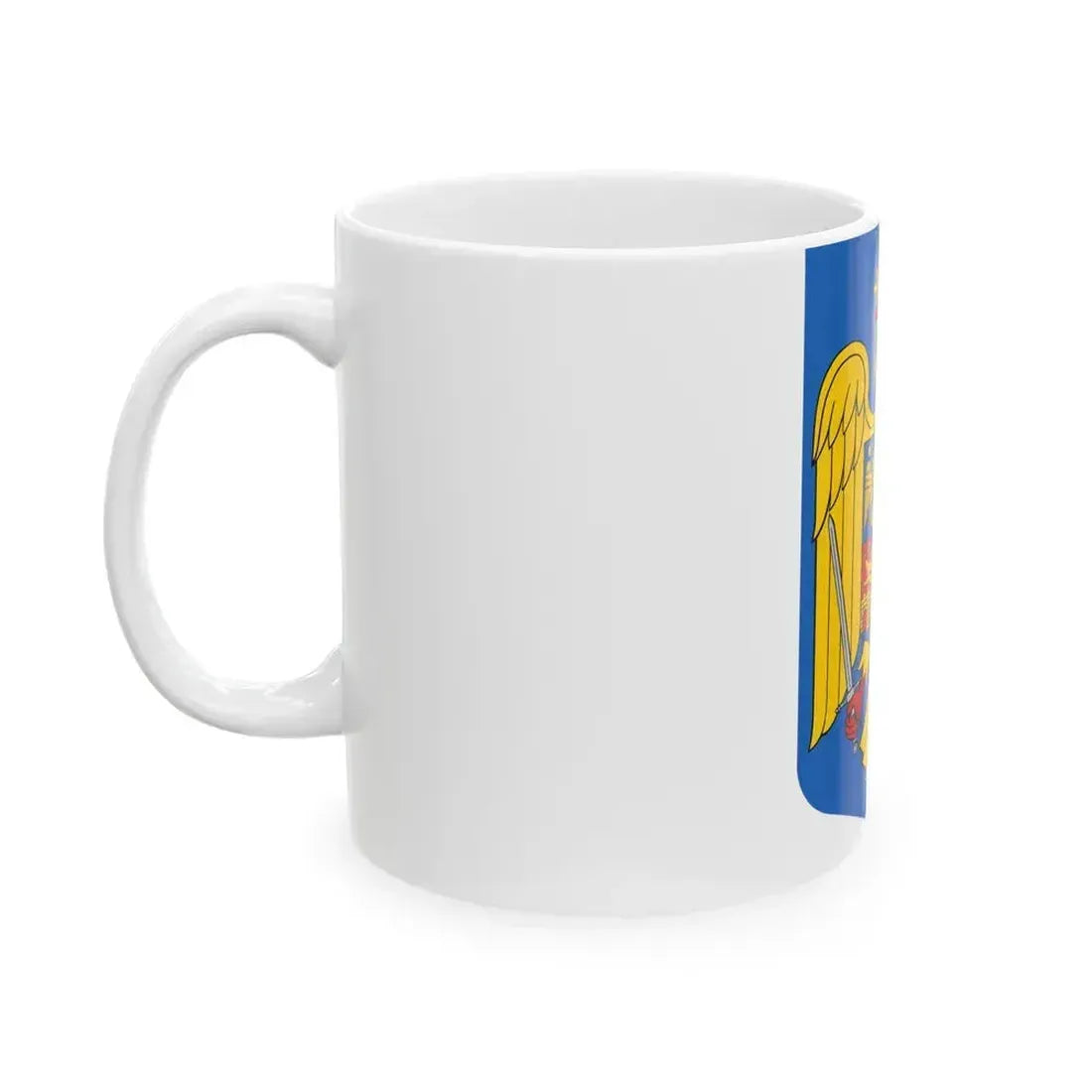 Coat of arms of Romania - White Coffee Mug - Go Mug Yourself