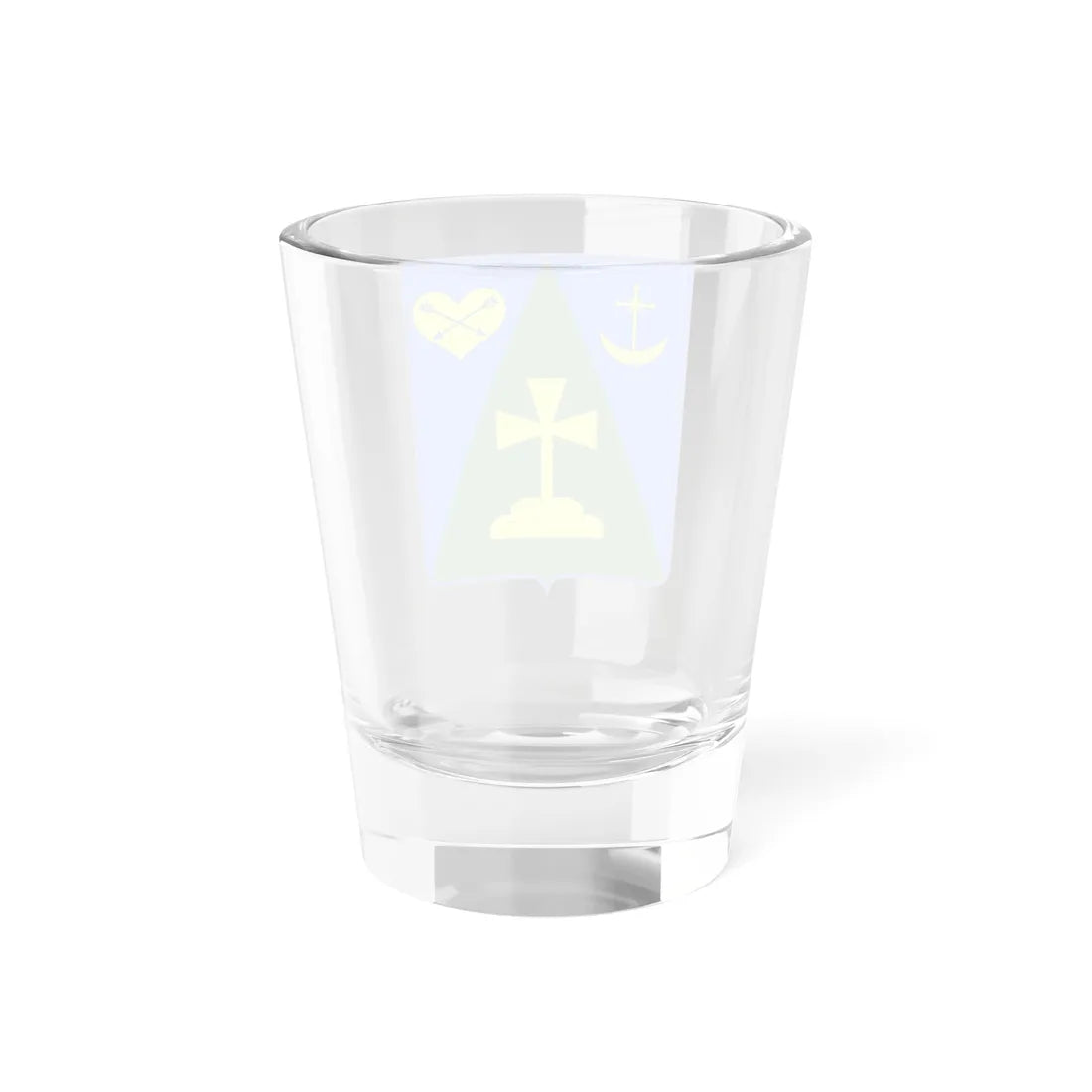 Coat of arms of Romny Raion Sumy Oblast (Ukraine) (Coat of Arms) Shot Glass 1.5oz - Go Mug Yourself