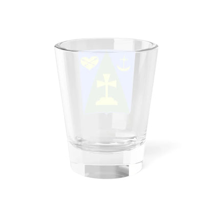 Coat of arms of Romny Raion Sumy Oblast (Ukraine) (Coat of Arms) Shot Glass 1.5oz - Go Mug Yourself