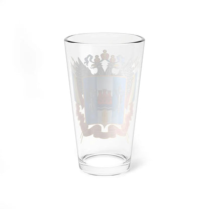 Coat of arms of Rostov Oblast (Russia) (Coat of Arms) Pint Glass 16oz - Go Mug Yourself