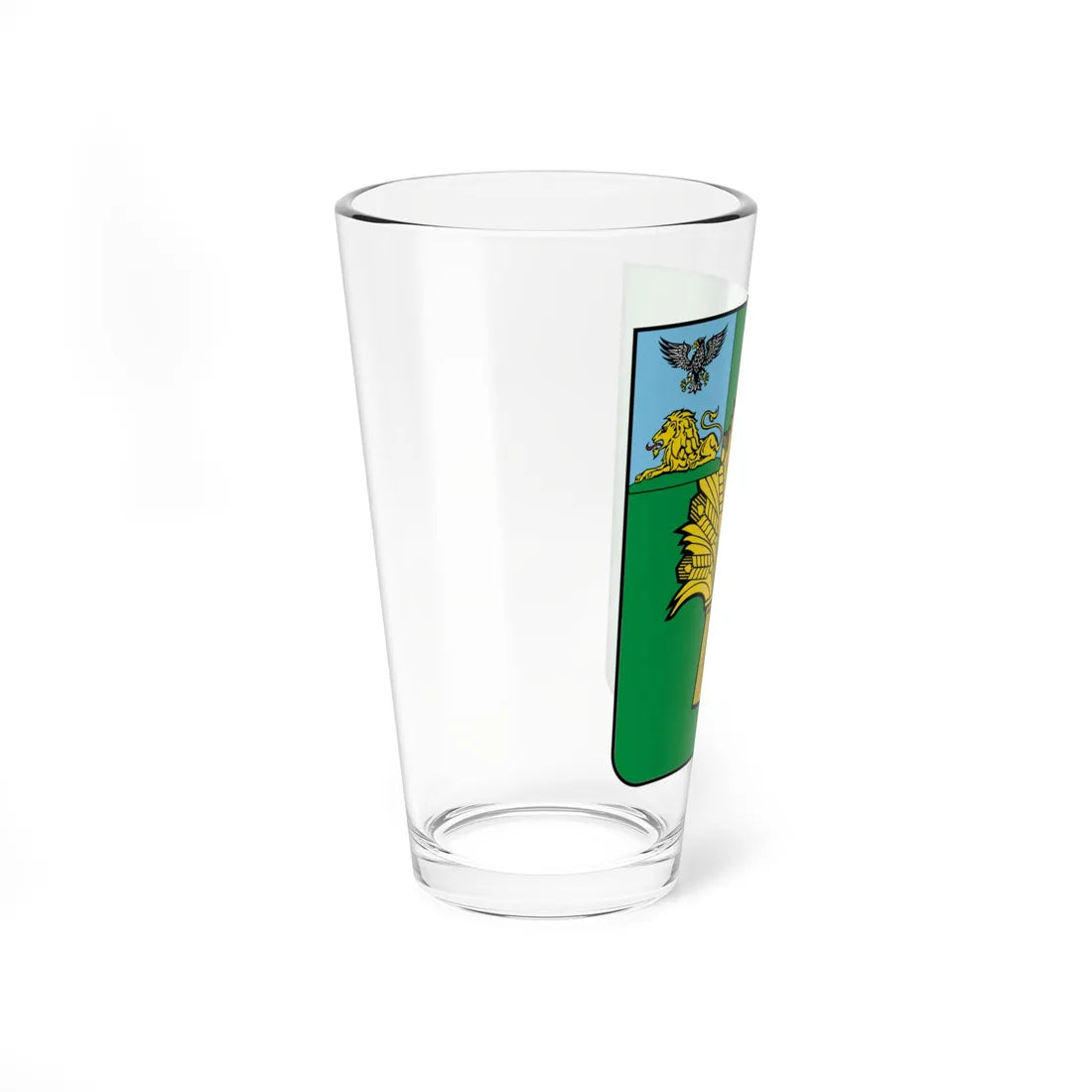 Coat of Arms of Rovenki rayon (Russia) (Coat of Arms) Pint Glass 16oz - Go Mug Yourself