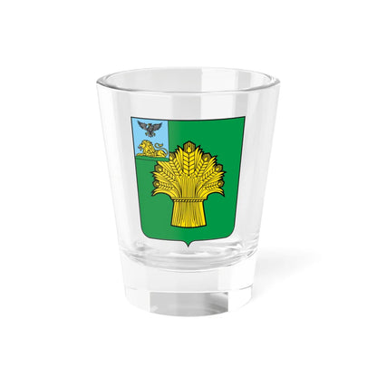 Coat of Arms of Rovenki rayon (Russia) (Coat of Arms) Shot Glass 1.5oz 1.5oz - Go Mug Yourself