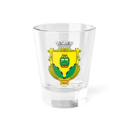 Coat of arms of Rozdilna (Ukraine) (Coat of Arms) Shot Glass 1.5oz 1.5oz - Go Mug Yourself