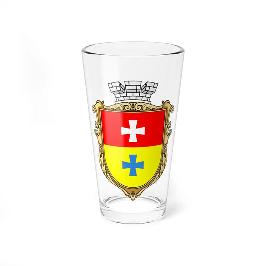 Coat of arms of Rozhysche (Ukraine) (Coat of Arms) Pint Glass 16oz 16oz - Go Mug Yourself