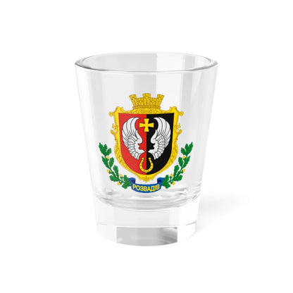 Coat of Arms of Rozvadiv (Ukraine) (Coat of Arms) Shot Glass 1.5oz 1.5oz - Go Mug Yourself