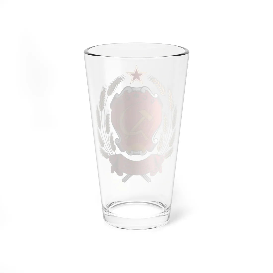 Coat of arms of RSFSR 1978 (Russia) (Coat of Arms) Pint Glass 16oz - Go Mug Yourself