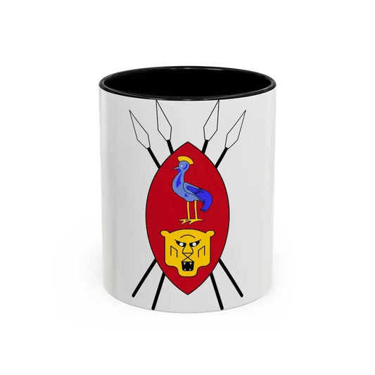 Coat of arms of Ruanda-Urundi - Accent Coffee Mug 11oz Black - Go Mug Yourself