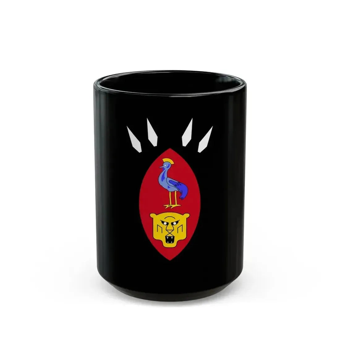 Coat of arms of Ruanda-Urundi - Black Coffee Mug 15oz - Go Mug Yourself