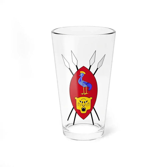 Coat of arms of Ruanda-Urundi - Pint Glass 16oz 16oz - Go Mug Yourself