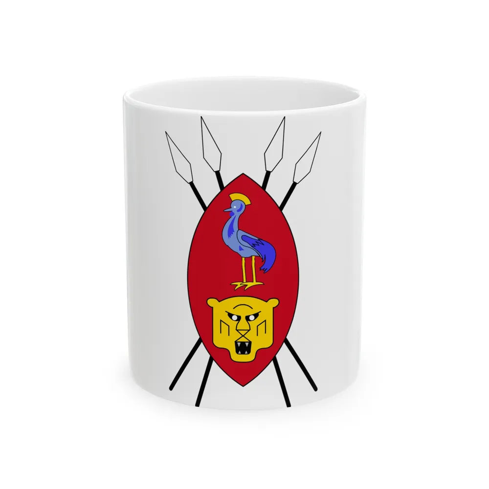 Coat of arms of Ruanda-Urundi - White Coffee Mug-11oz-Go Mug Yourself