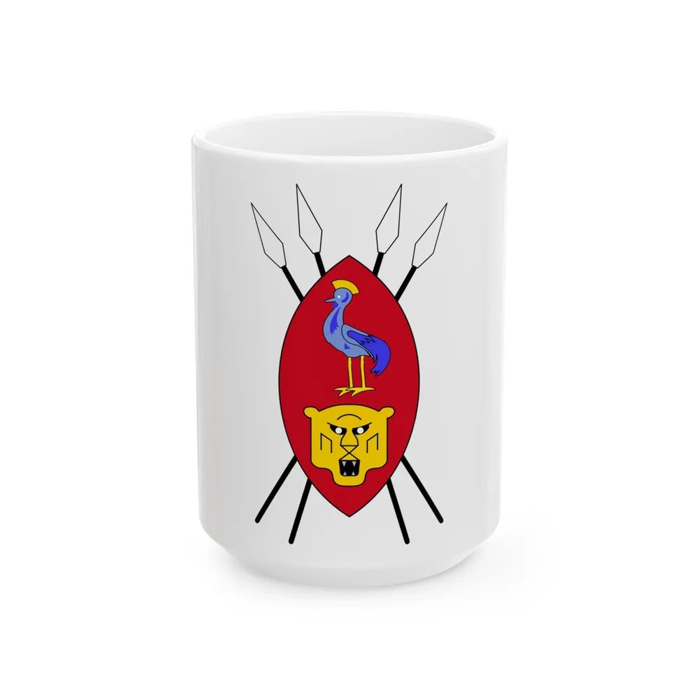 Coat of arms of Ruanda-Urundi - White Coffee Mug-15oz-Go Mug Yourself