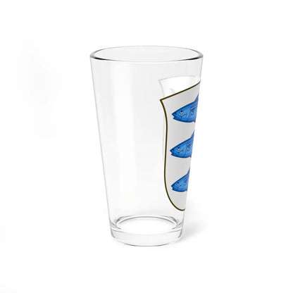 Coat of arms of Rudkøbing (Denmark) (Coat of Arms) Pint Glass 16oz - Go Mug Yourself