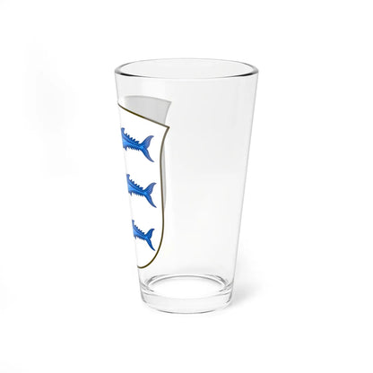 Coat of arms of Rudkøbing (Denmark) (Coat of Arms) Pint Glass 16oz - Go Mug Yourself