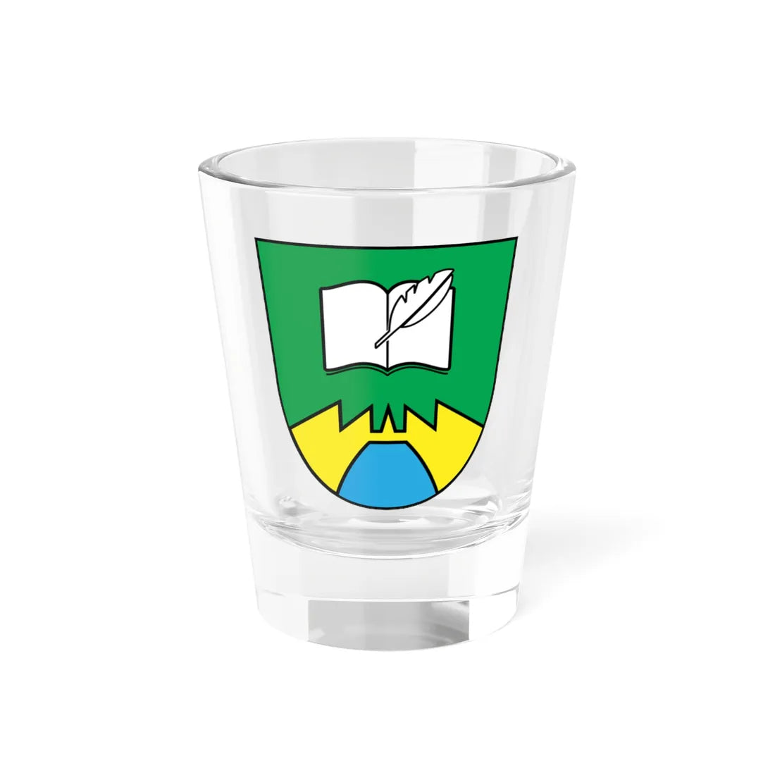 Coat of arms of Ruše (Slovenia) (Coat of Arms) Shot Glass 1.5oz 1.5oz - Go Mug Yourself