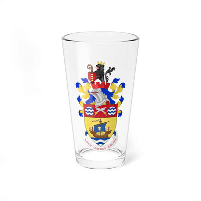 Coat of arms of Runcorn Urban District Council (England) (Coat of Arms) Pint Glass 16oz 16oz - Go Mug Yourself