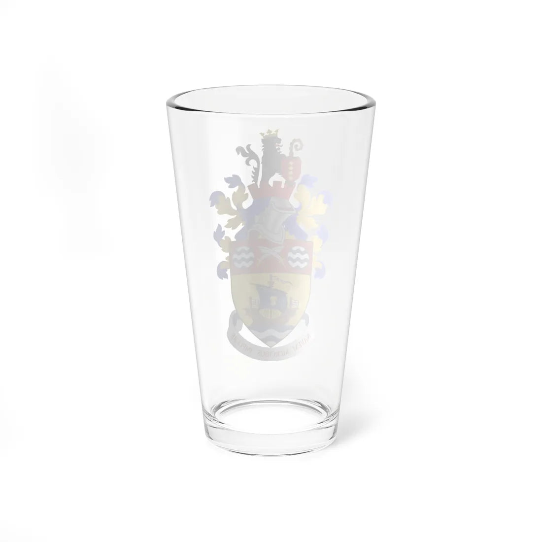 Coat of arms of Runcorn Urban District Council (England) (Coat of Arms) Pint Glass 16oz - Go Mug Yourself