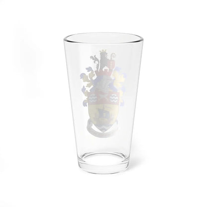 Coat of arms of Runcorn Urban District Council (England) (Coat of Arms) Pint Glass 16oz - Go Mug Yourself
