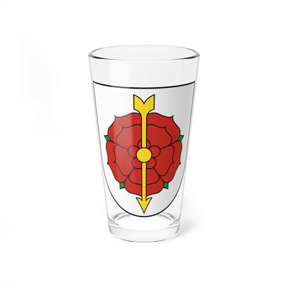 Coat of Arms of Ružomberok (Slovakia) (Coat of Arms) Pint Glass 16oz 16oz - Go Mug Yourself