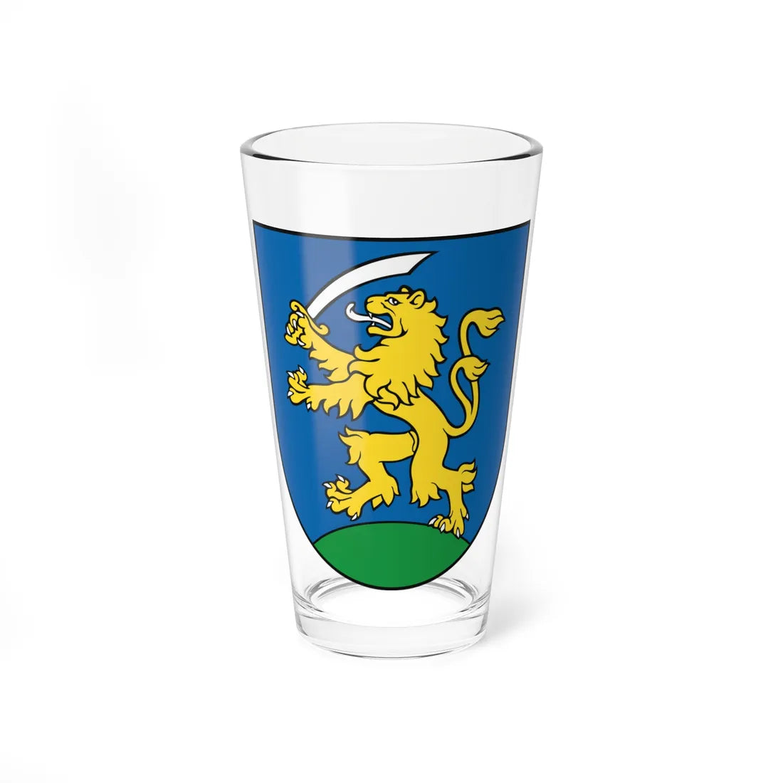 Coat of Arms of Rusovce (Slovakia) (Coat of Arms) Pint Glass 16oz 16oz - Go Mug Yourself