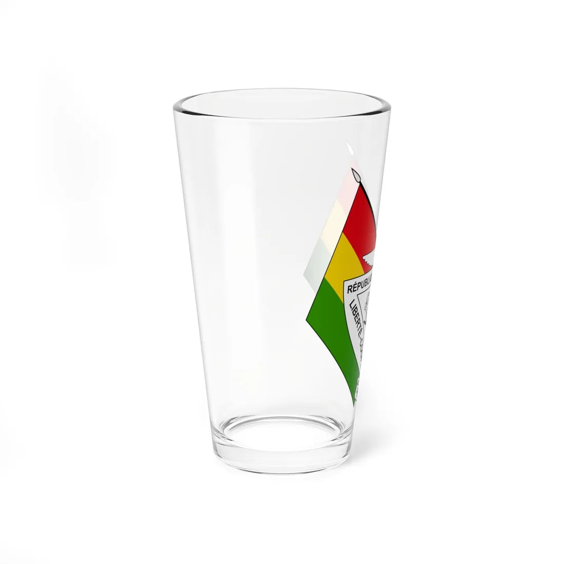 Coat of arms of Rwanda 1962-2001 (Rwanda) (Coat of Arms) Pint Glass 16oz - Go Mug Yourself
